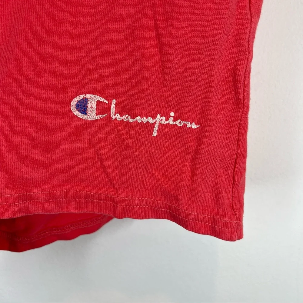 Vintage Champion Logo Sweat Shorts - Picture 2 of 6